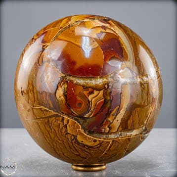 Zeer zeldzame Simbirzit - Sphere uit Ulyanovski, Rusland-