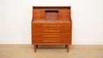 Vintage secretaire | Teak | 94 cm, Huis en Inrichting, Kasten | Secretaires, Ophalen of Verzenden, Nieuw