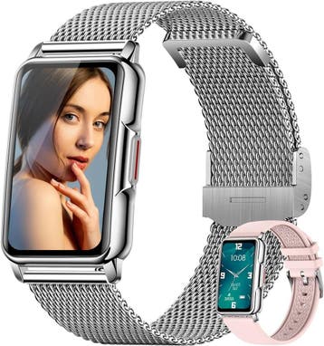 Smartwatch Dames | 124 Sportmodi | Retourdeal 29% Korting, Sieraden, Tassen en Uiterlijk, Nieuw, Android, Viking Choice, Traptreden