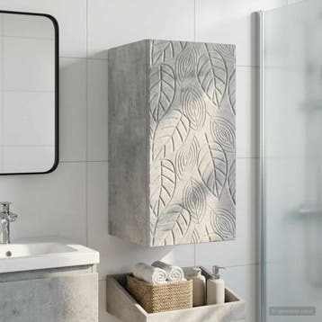 vidaXL Badkamer wandkast DELFT Betongrijs 30 x 31 x 59 cm, Verzenden, Nieuw