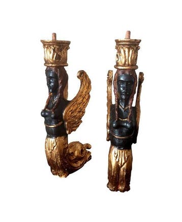 Architectonisch ornament - negentien - Sfingi - 57 cm