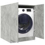 vidaXL Wasmachinekast 70,5x71,5x91,5 cm betongrijs, Verzenden, Nieuw