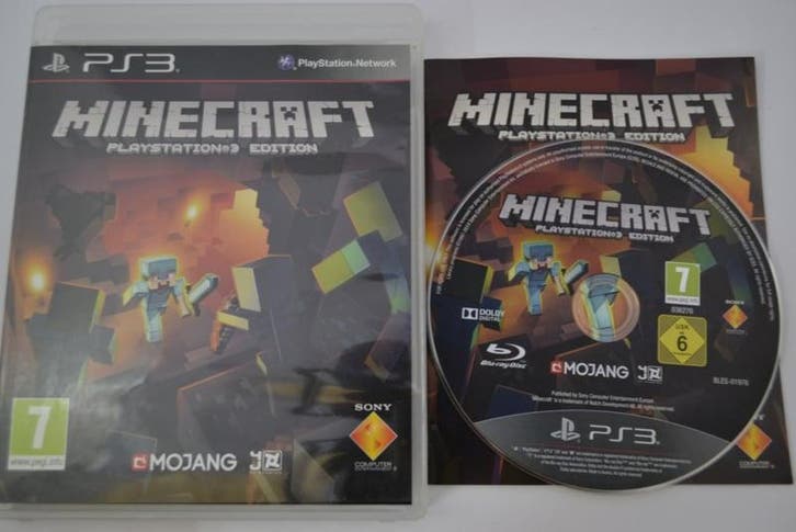 Minecraft - PlayStation 3 Edition  (PS3), Spelcomputers en Games, Games | Sony PlayStation 3, 1 speler, Zo goed als nieuw, Online