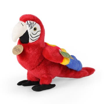 Rappa pluche rode ara knuffel 24 cm van €20,99 voor €10,50, Ophalen of Verzenden, Nieuw