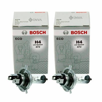 2x Bosch SET H4 lamp 12V 60/55W P43T 472 1987302803 FIAT..., Ophalen of Verzenden, Nieuw