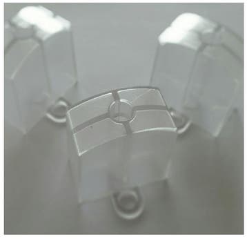 100 stuks afstandhouders golfplaat profiel F 177/51 mm, Verzenden, Nieuw