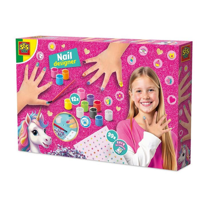 SES Creative - 14729 - Unicorn - Nageldesigner, Kinderen en Baby's, Speelgoed | Educatief en Creatief, Knutselen, Nieuw, Verzenden