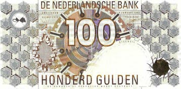 Bankbiljet 100 gulden 1992 Steenuil Zeer Fraai, Postzegels en Munten, Verzenden