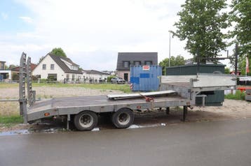 Veiling: Semi-Dieplader Veldhuizen P31-5A 9000kg 2005, Overige kleuren, Overige brandstoffen, Aanhangers en Opleggers, BTW verrekenbaar