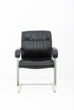 Sitag X2 vintage Design sledepoot/ vergaderstoel, Receptie of Entree, Ophalen, Gebruikt, Stoel