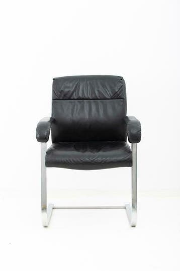 Sitag X2 vintage Design sledepoot/ vergaderstoel, Receptie of Entree, Ophalen, Gebruikt, Stoel