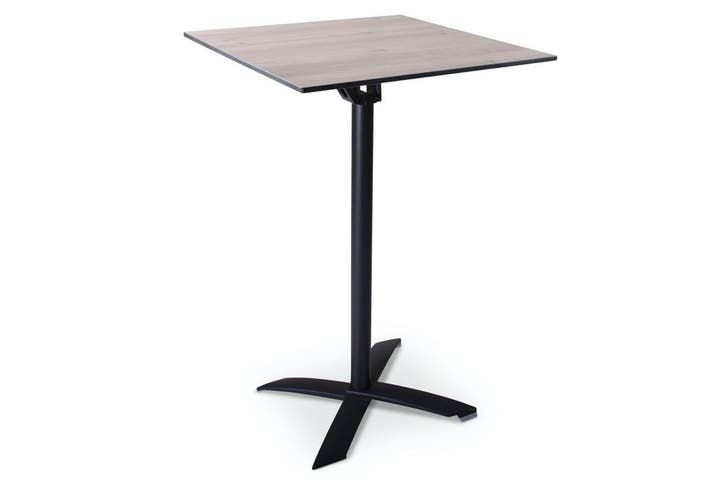 Statafel Helsinki | 70x70cm | opklapbaar, Tuin en Terras, Tuintafels, Nieuw, Kunststof, Vierkant, Ophalen of Verzenden