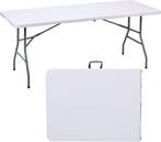 2dekans | Opvouwbare Tafel Inklapbare Tafel 180x70x74 cm -, Ophalen of Verzenden, Zo goed als nieuw