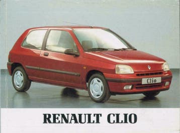 1995 Renault Clio instructieboekje Nederlands, Verzenden