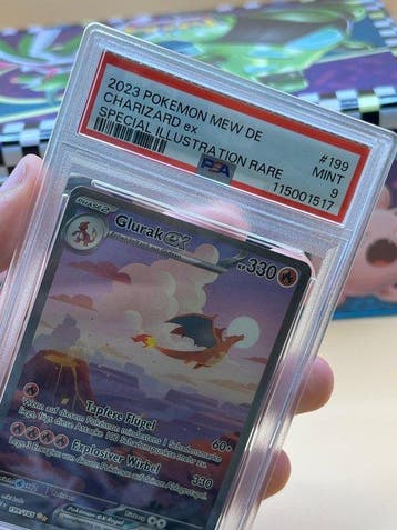Pokémon - 1 Graded card - Charizard 199 Alternate art, Full, Nieuw