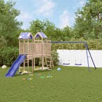 vidaXL Speelhuis massief grenenhout, Kinderen en Baby's, Speelgoed | Buiten | Speeltoestellen, Verzenden, Nieuw