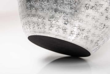 Elegante vazen set van 2 OOSTERSE 33cm zilver met de hand, Huis en Inrichting, Woonaccessoires | Vazen, Ophalen of Verzenden, Nieuw