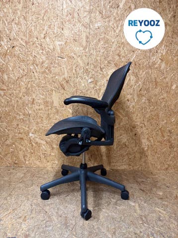 Bureaustoel Herman Miller Aeron - type B - antraciet met..., Nieuw in verpakking