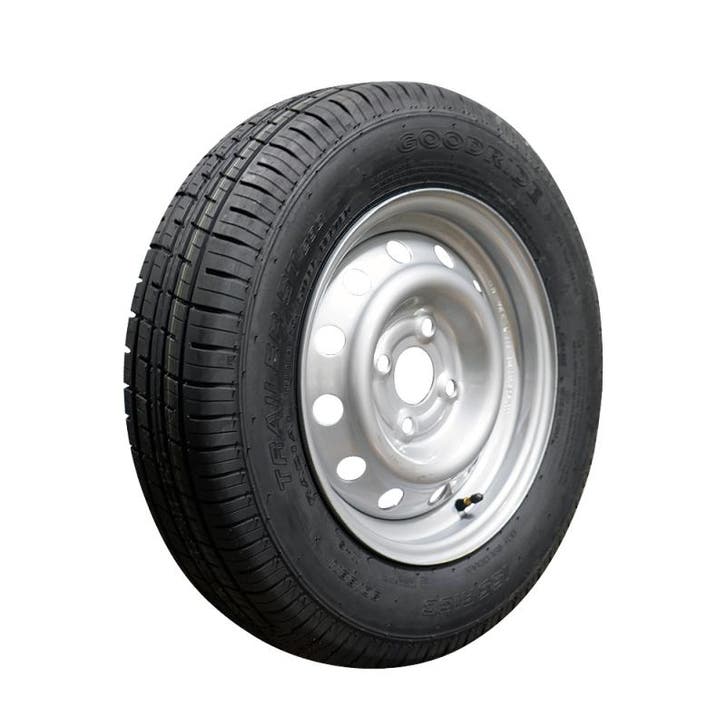 Goodride Luchtband + wiel 155 R13C ST290 M+S TL + 4½Jx13H2, Auto diversen, Aanhangwagen-onderdelen, Ophalen of Verzenden