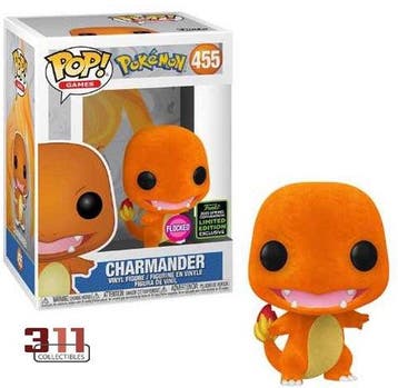 Funko - POP! - Games - Pokémon - Charmander #455 (Flocked,, Verzamelen, Verzenden, Nieuw