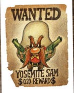 Joan Vizcarra Giclée - Yosemite Sam “Wanted” Poster Tribute, Nieuw in verpakking
