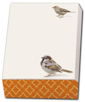 Memo blocnote: Huismus, Elwin van der Kolk, Vogelbescherming, Ophalen of Verzenden, Nieuw in verpakking