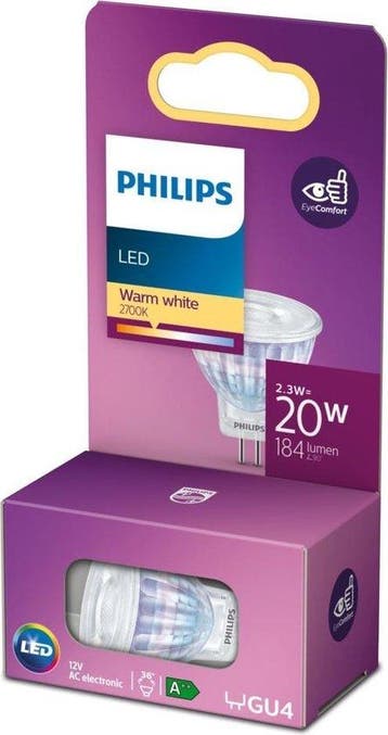 Philips LED lamp GU4 Reflector Spot Lichtbron - Warm wit -, Ophalen of Verzenden, Zo goed als nieuw