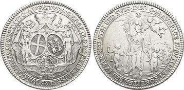 1/2 taler, daalder 1770 As Speyer-bistum Damian August vo..., Verzenden