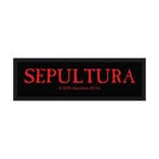Sepultura Logo - Patch officiële merchandise, Ophalen of Verzenden, Nieuw, Kleding