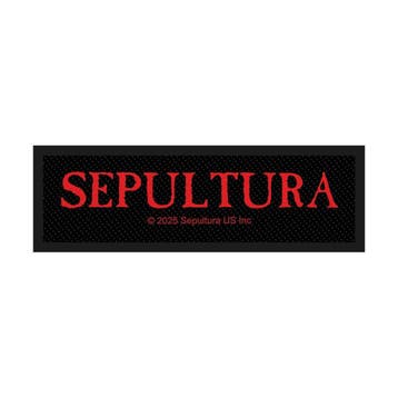 Sepultura Logo - Patch officiële merchandise, Ophalen of Verzenden, Nieuw, Kleding