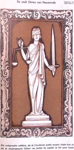 De zaak Onnes van Neyenrode op spotprent (lijst optie), Verzenden