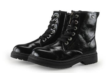 Barbarella Veterboots in maat 36 Zwart, Verzenden, Zwart, Overige typen, Zo goed als nieuw
