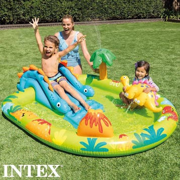 Intex 57166NP kleine speelplaats Dino, opblaasbare speelp..., Verzenden, Nieuw