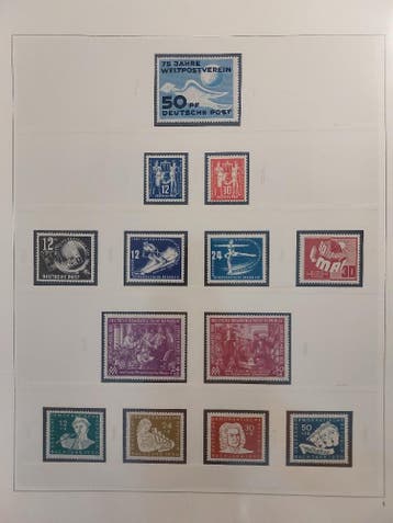 DDR 1949-1963 in SAFE album, Ophalen of Verzenden