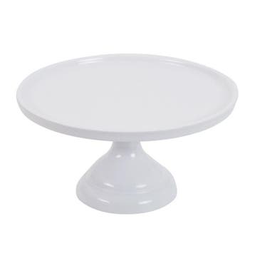 Taartplateau Wit Melamine Ø23,5x12cm, Verzenden, Nieuw