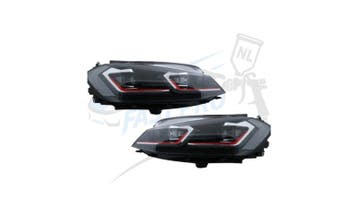 Koplampen LED dynamisch GTI look geschikt voor o.a Golf 7..., Ophalen of Verzenden, Nieuw, Volkswagen