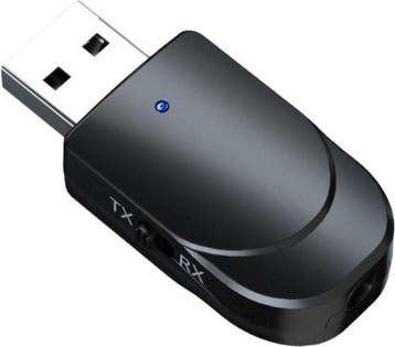 2 in 1 USB Bluetooth 5.0 Zender en Ontvanger - Bereik tot 10, Audio, Tv en Foto, Ophalen of Verzenden, Zo goed als nieuw