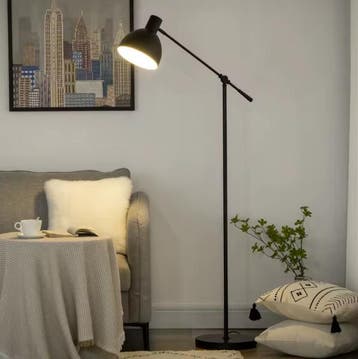 Industriële Vloerlamp – Verstelbaar Hoogte met Balance-Arm, Verzenden, Nieuw