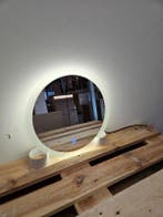 Spiegel Gliss Design round satin frame  Standaard LED, Ophalen of Verzenden, Nieuw, Glas, Overige typen
