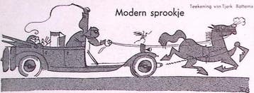 Spotprent over de K.N.A.C. (lijst optie, Lithos), Verzenden