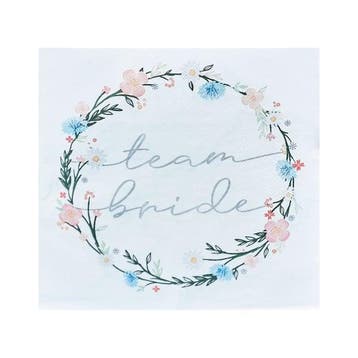 Boho Floral Servetten Team Bride (16st), Kleding | Dames, Ophalen of Verzenden, Nieuw