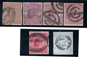 Groot-Brittannië 1902 - Groot-Brittannië 1902 Eduard VII., Gestempeld