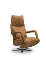 Relaxfauteuil Ipanema, Africa leder Walnut, Ophalen of Verzenden, Nieuw