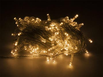 Kerstverlichting Warm Wit 15 Meter 200 LEDs - 8 Standen, Diversen, Kerst, Ophalen of Verzenden, Nieuw