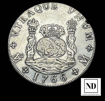 Spanje. Carlos III. 8 Reales 1766 - México MF