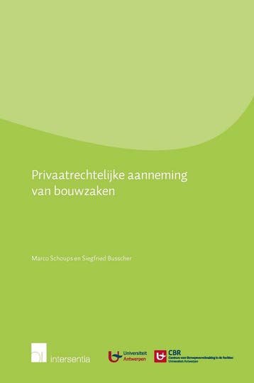 Privaatrechtelijke aanneming van bouwzaken - Marco Schoups, Verzenden, Gelezen, Marco Schoups