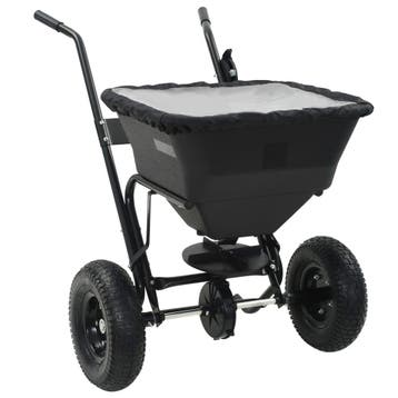 vidaXL Strooiwagen duwmodel 45 L 106x73x76 cm PVC en staal, Verzenden, Nieuw