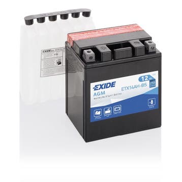 Exide AGM 12V accu | ETX14AH-BS | 12V 12Ah, Auto-onderdelen, Ophalen of Verzenden, Nieuw