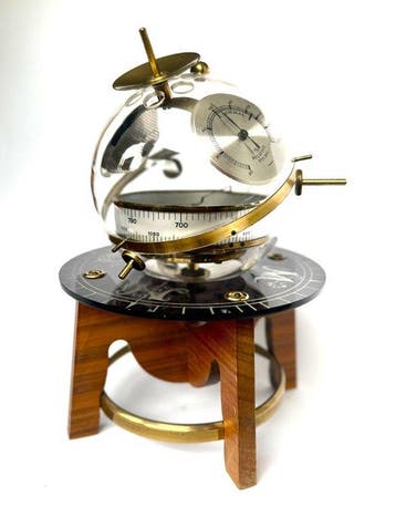 B.G.M - Weerstation - Glas, Messing, Aluminium - DGM