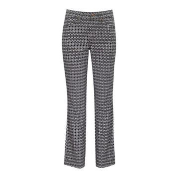 MAC • Melanie jeans grijs zwart motief • 34, MAC, Verzenden, Nieuw, Zwart